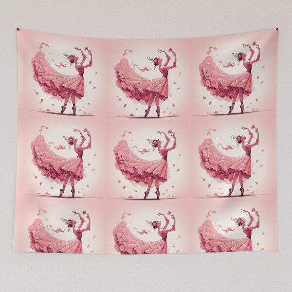 Item preview, Girl Dancing Flamenco designed and sold by AIrtisticPrints.