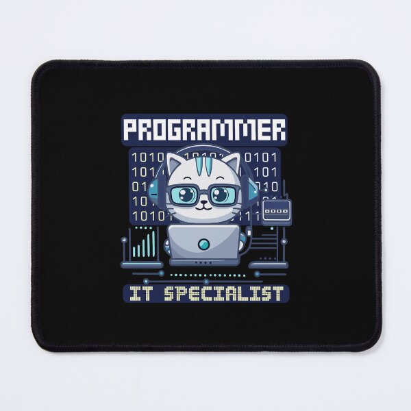 Item preview, Programmer, it specialist, Cybersecurity, programmer cat, designed and sold by antcpjr682.