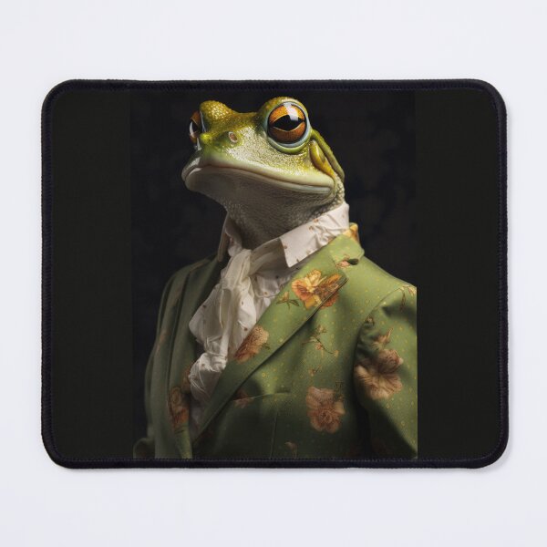 Item preview, Distinguished Bullfrog in Elegant Attire designed and sold by Sillytoe.