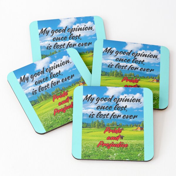 Item preview, Pride and Prejudice Quote designed and sold by MountainAndSea.