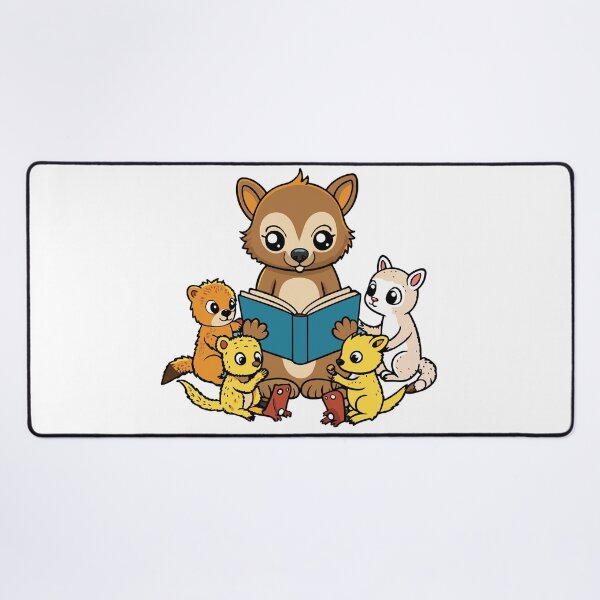 Item preview, Fluffy Olinguito Reading to Forest Friends designed and sold by omerfdln34.