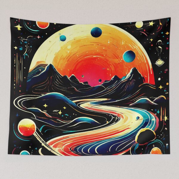 Item preview, Galactic voyage, lunar journey. designed and sold by Zofia Sosnecka.