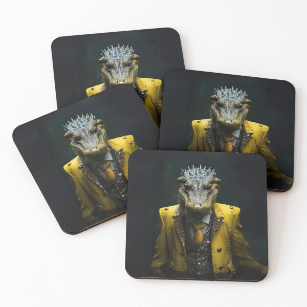 Item preview, Dapper Caiman in Stylish Yellow Suit designed and sold by Sillytoe.