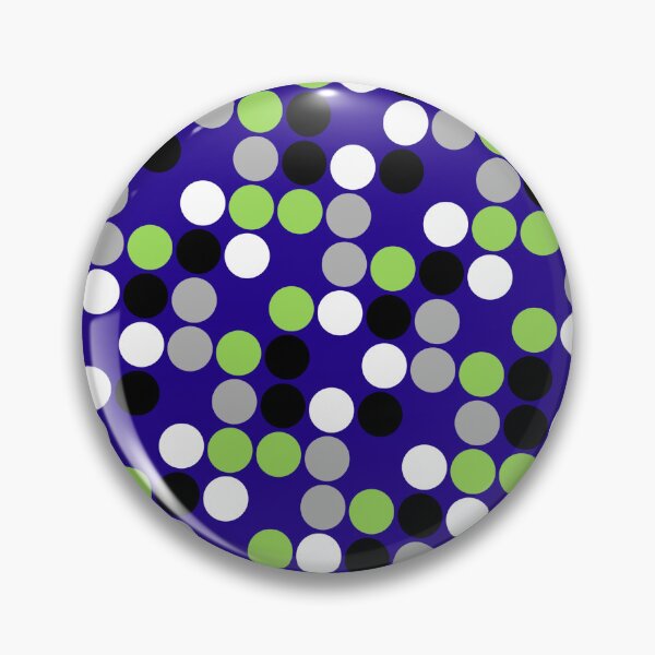 Item preview, Random Colorful Sequenced Dots Blue Base designed and sold by EvergreenMotifs.