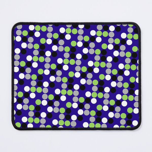 Item preview, Random Colorful Sequenced Dots Blue Base designed and sold by EvergreenMotifs.