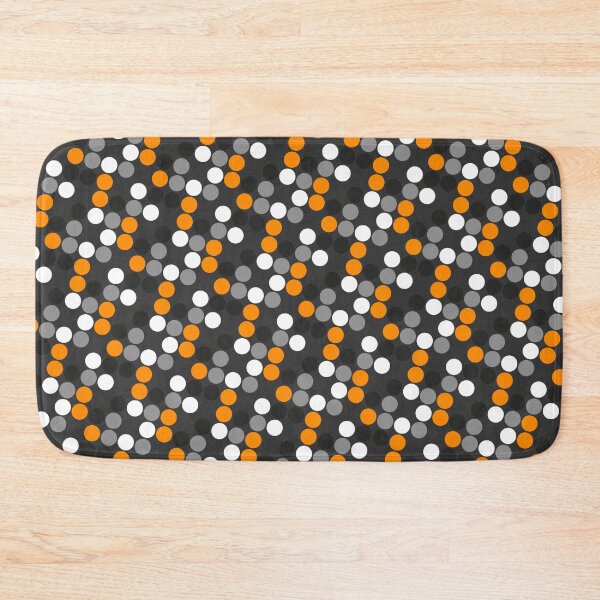 Item preview, Random Colorful Sequenced Dots Dark Gray Base designed and sold by EvergreenMotifs.