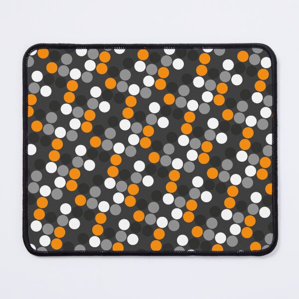 Item preview, Random Colorful Sequenced Dots Dark Gray Base designed and sold by EvergreenMotifs.