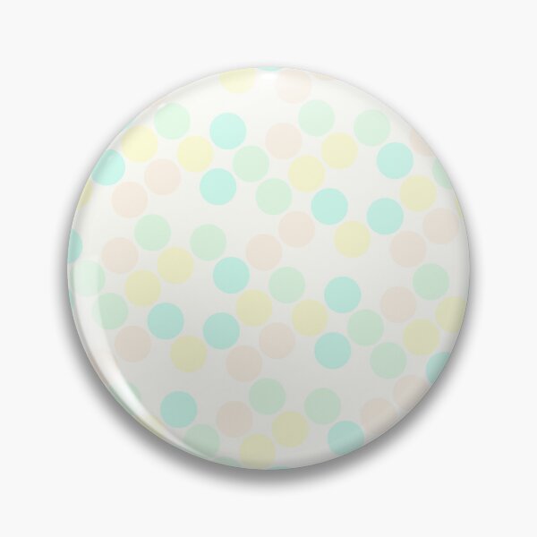 Item preview, Random Pastel Colorful Sequenced Dots White Base designed and sold by EvergreenMotifs.
