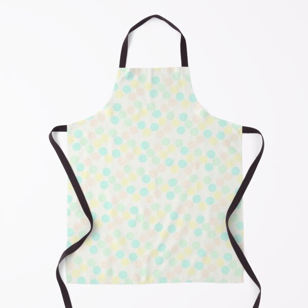 Item preview, Random Pastel Colorful Sequenced Dots White Base designed and sold by EvergreenMotifs.