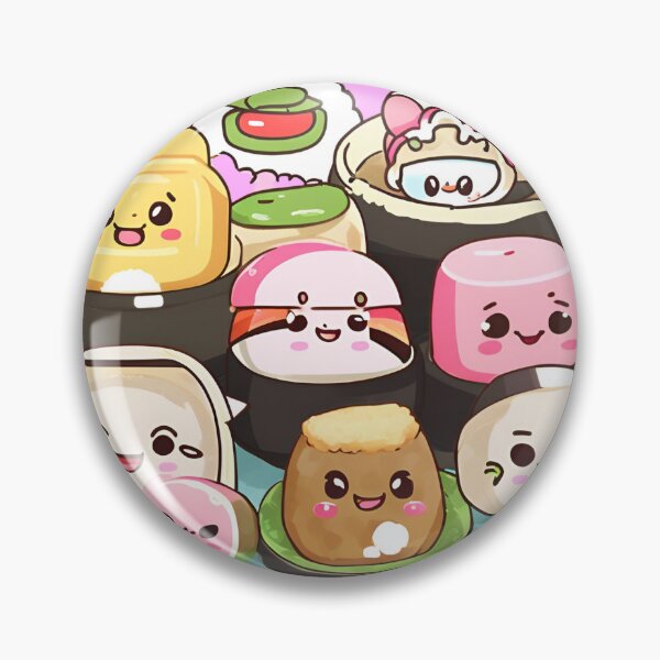 Item preview, sushi cute muchi chubi snacks designed and sold by cloudzer0000.
