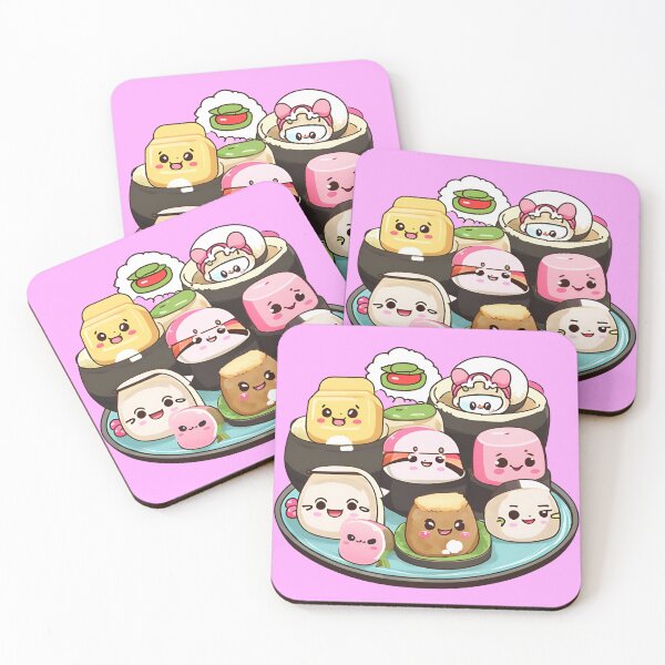 Item preview, sushi cute muchi chubi snacks designed and sold by cloudzer0000.