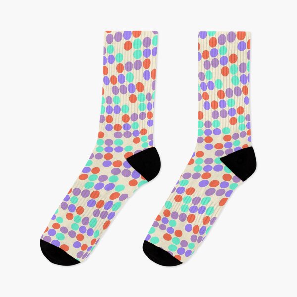 Item preview, Random Colorful Sequenced Dots Yellow Base designed and sold by EvergreenMotifs.