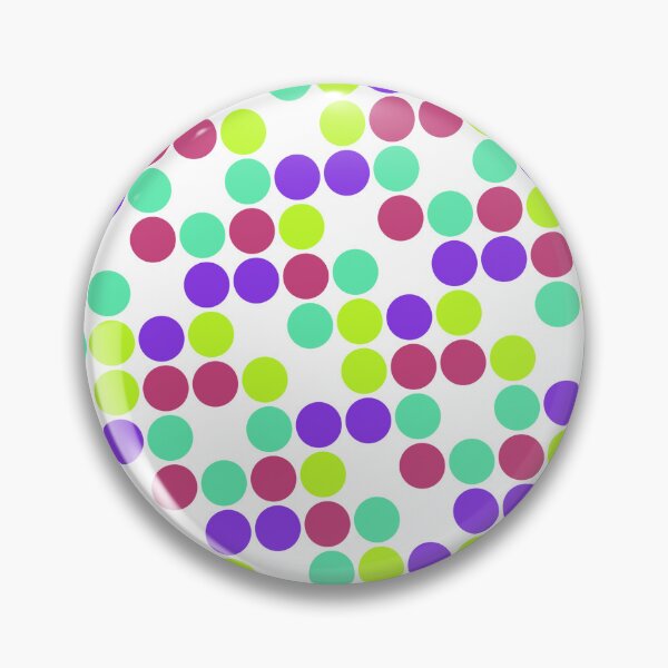 Item preview, Random Colorful Sequenced Dots White Base designed and sold by EvergreenMotifs.