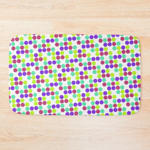 Item preview, Random Colorful Sequenced Dots White Base designed and sold by EvergreenMotifs.