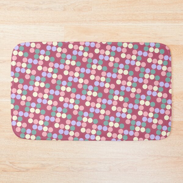 Item preview, Random Colorful Sequenced Dots Pink Base designed and sold by EvergreenMotifs.
