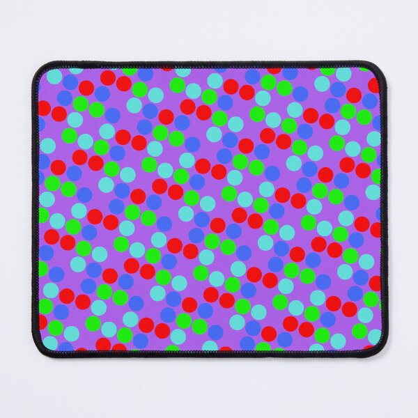 Item preview, Random Bright Colorful Sequenced Dots Purple Base designed and sold by EvergreenMotifs.