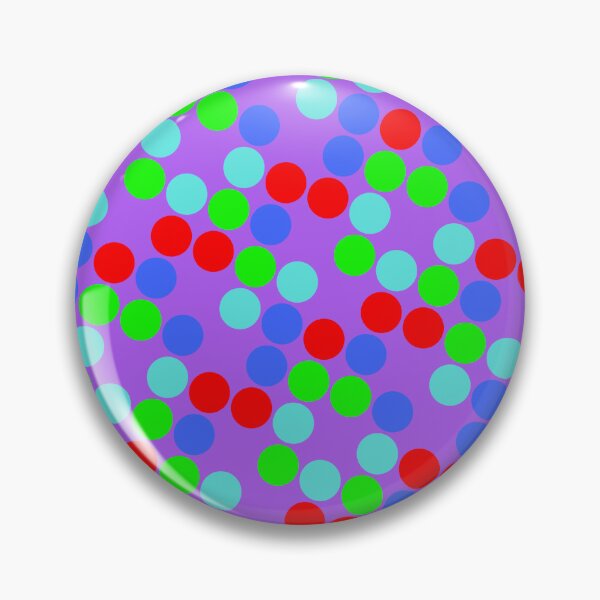 Item preview, Random Bright Colorful Sequenced Dots Purple Base designed and sold by EvergreenMotifs.