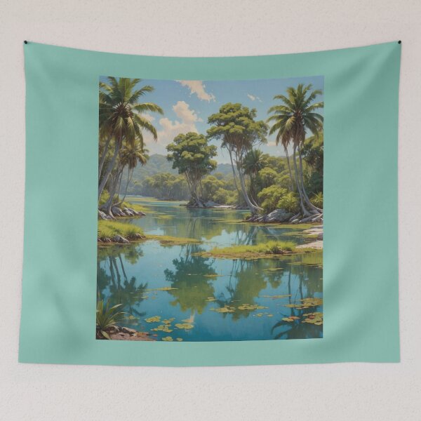 Item preview, Secluded lagoon 2 designed and sold by seahorse crossing.
