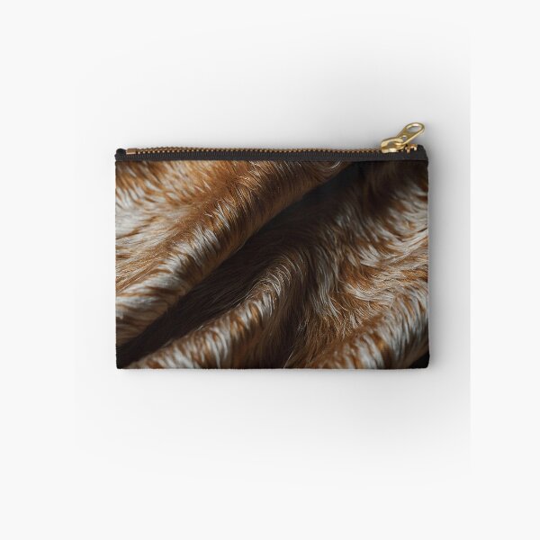 Item preview, Realistic 3D wild fox skin, animal leather in brown and white tones, animal print style designed and sold by Carlos Gudino.