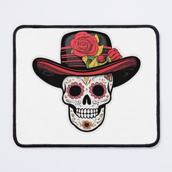 Item preview, La Catrina pretty sugar skull designed and sold by Doooriginals.