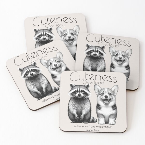 Item preview, Corgi & Raccoon Cuteness designed and sold by Eagleson21.