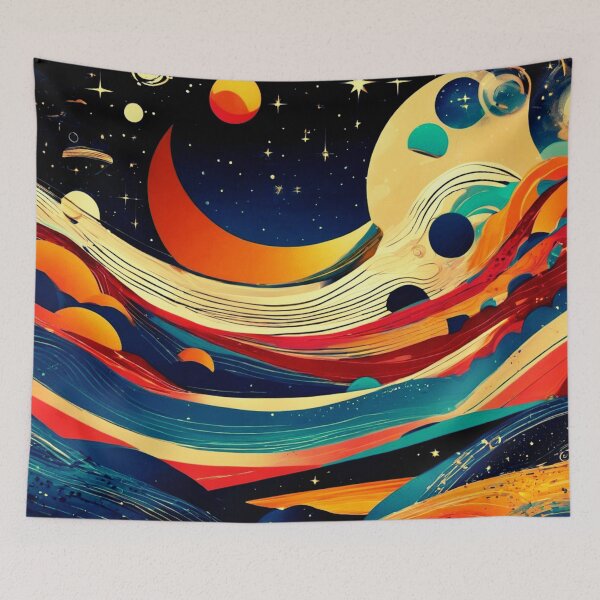 Item preview, Galactic voyage, lunar journey. designed and sold by Zofia Sosnecka.