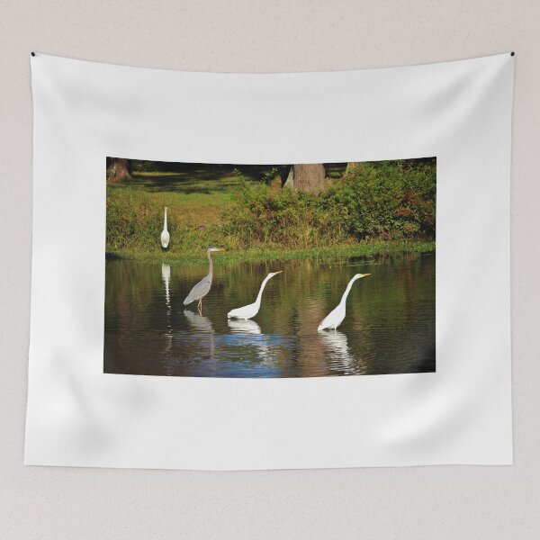 Item preview, Heron Among The Egrets designed and sold by Cynthia48.