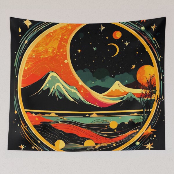 Item preview, Galactic voyage, lunar journey. designed and sold by Zofia Sosnecka.