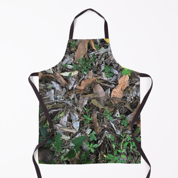 Item preview, 3D realistic texture of dry leaves, plant coverage in gold and brown tones, animal print style designed and sold by Carlos Gudino.
