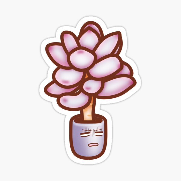 Doodles Series - Succulents #3 Sticker