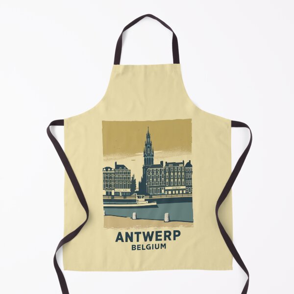 Item preview, A Vintage Travel Illustration of Antwerp - Belgium designed and sold by GoodOldVintage.