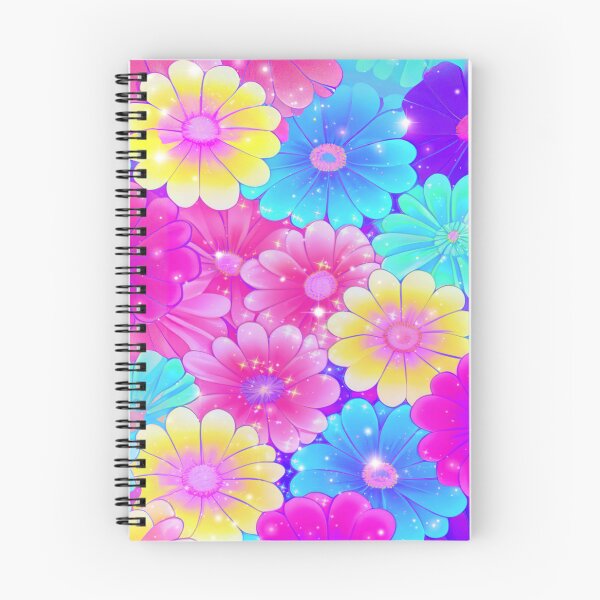 Item preview, Colorful Anime Flower Pattern designed and sold by LMStudioDesigns.