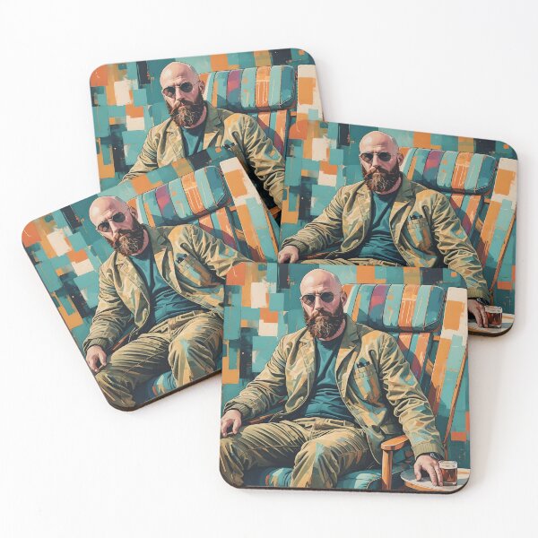 Item preview, Modern Man in Vibrant Geometry designed and sold by ProWander1.