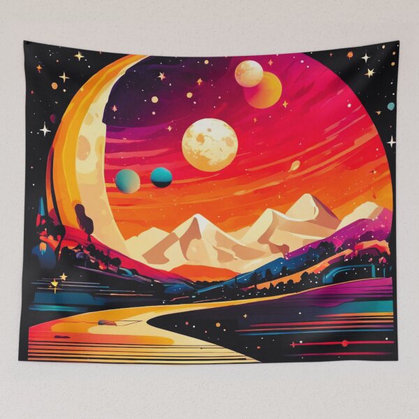 Item preview, Galactic voyage, lunar journey. designed and sold by Zofia Sosnecka.