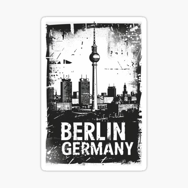 Artikel-Vorschau von Eine Vintage-Reiseillustration von Berlin - Deutschland, designt und verkauft von GoodOldVintage.