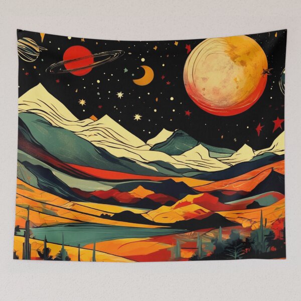 Item preview, Galactic voyage, lunar journey. designed and sold by Zofia Sosnecka.