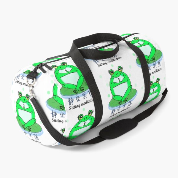 Item preview, Frog sitting meditation  designed and sold by Shirley cute art .