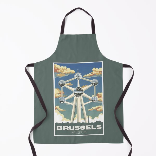 Item preview, A Vintage Travel Illustration of Brussels - Belgium  designed and sold by GoodOldVintage.