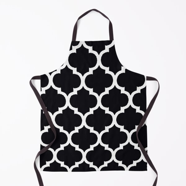 Item preview, ' Black and White Lattice Grid Pattern designed and sold by Overthetopsm.