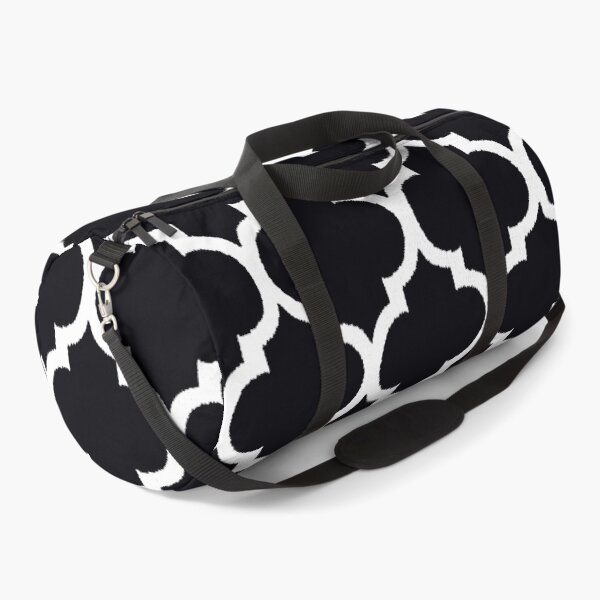 Item preview, ' Black and White Lattice Grid Pattern designed and sold by Overthetopsm.