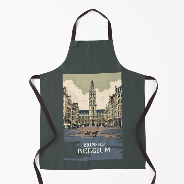 Item preview, A Vintage Travel Illustration of Brussels - Belgium  designed and sold by GoodOldVintage.