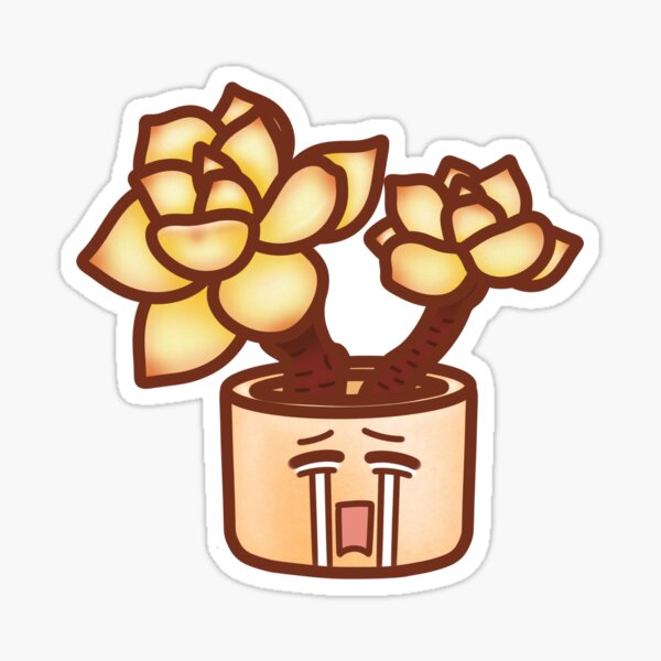 Doodles Series - Succulents #6 Sticker