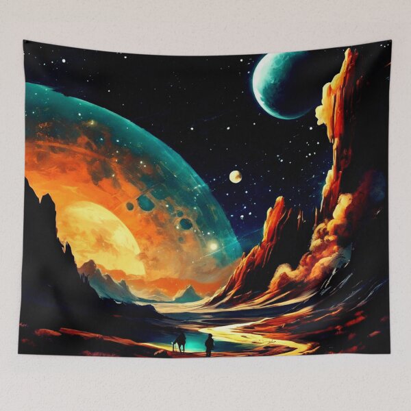 Item preview, Galactic voyage, lunar journey. designed and sold by Zofia Sosnecka.