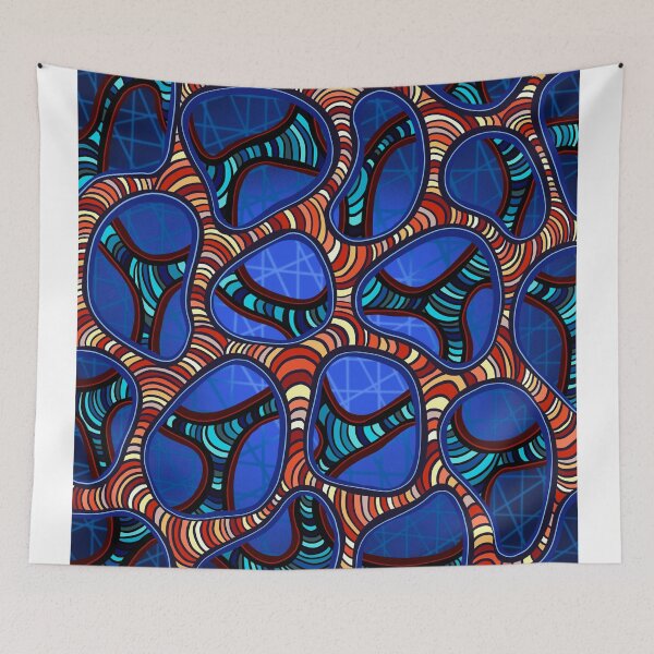 Item preview, Colorful space web optical illusion designed and sold by DaveDanchuk.