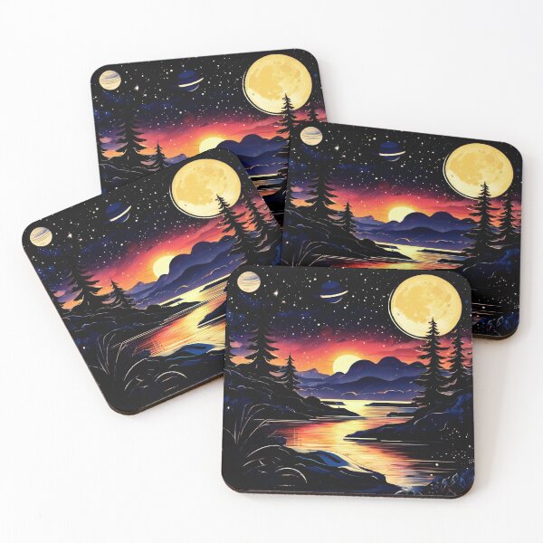 Item preview, Galactic voyage, lunar journey. designed and sold by Zofia Sosnecka.