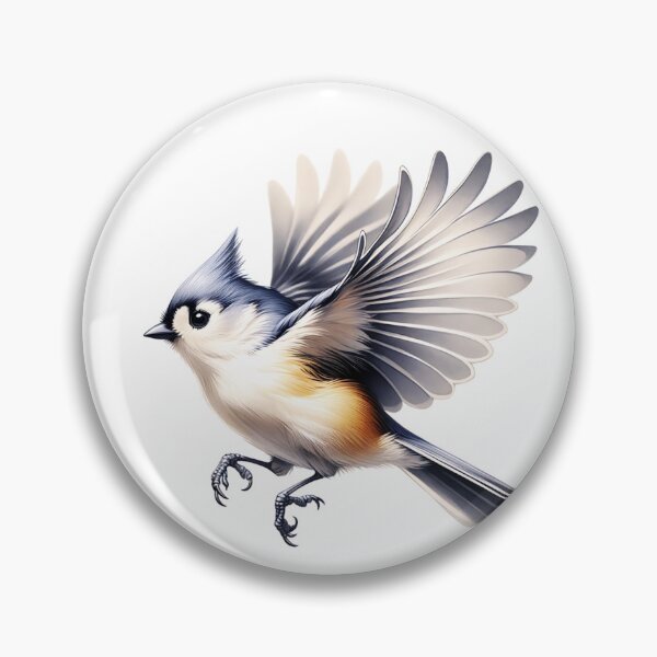 Item preview, Flying Tufted Titmouse designed and sold by TheAnimalZ00.