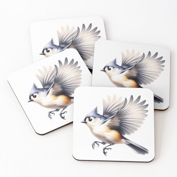 Item preview, Flying Tufted Titmouse designed and sold by TheAnimalZ00.