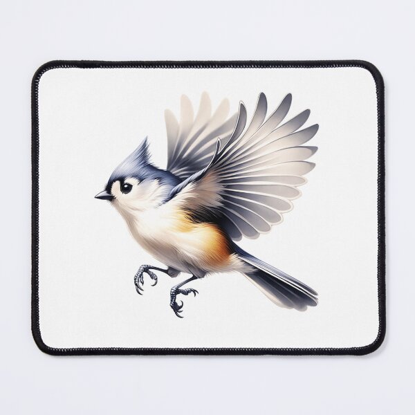 Item preview, Flying Tufted Titmouse designed and sold by TheAnimalZ00.