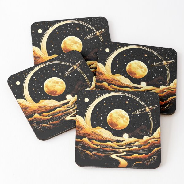 Item preview, Galactic voyage, lunar journey. designed and sold by Zofia Sosnecka.