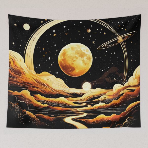 Item preview, Galactic voyage, lunar journey. designed and sold by Zofia Sosnecka.